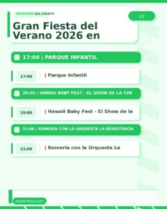 Gran Fiesta del Verano 2026 en Selaya, Plaza de la Colina