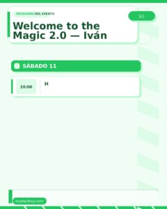 Welcome to the Magic 2.0 — Iván Giner en Liérganes