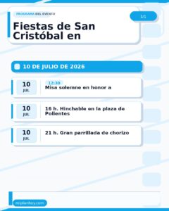 Fiestas de San Cristóbal en Polientes, Valderredible 2026