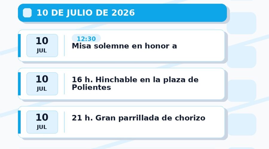 Fiestas de San Cristóbal en Polientes, Valderredible 2026