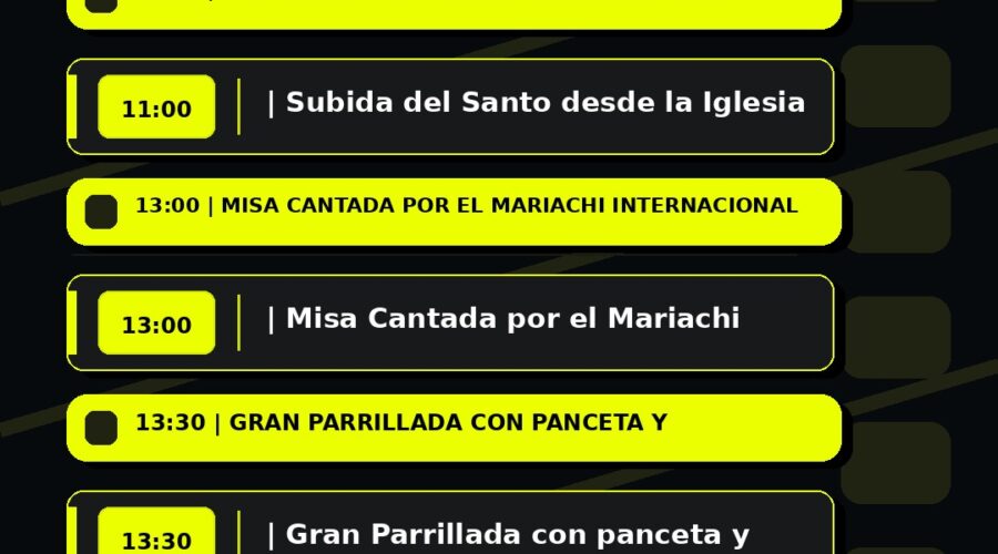 Fiestas de San Benito en Barcenaciones, 11 de julio 2026