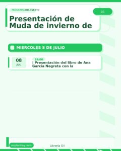 Presentación de Muda de invierno de Ana García Negrete