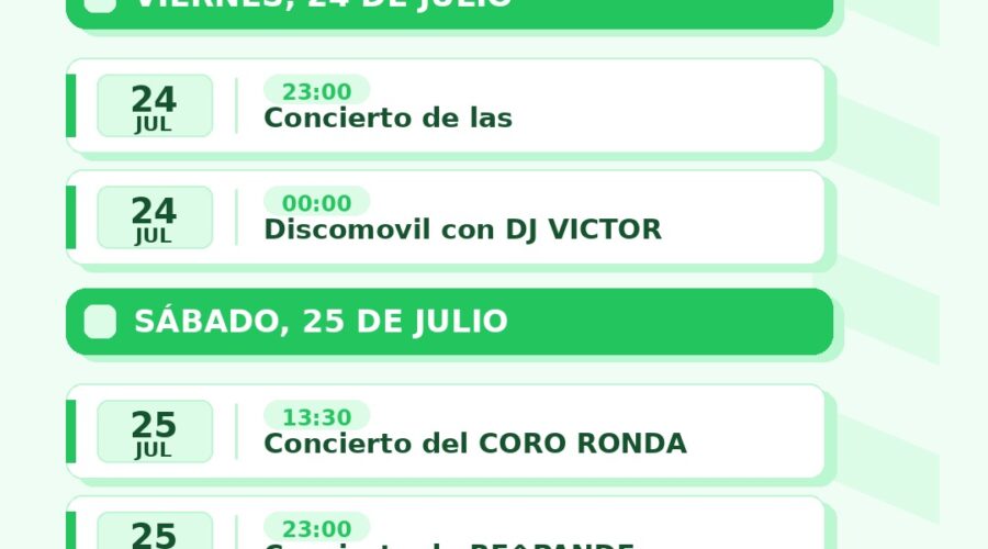 Fiestas de Rozadío 2026 en Rozadío, Rionansa