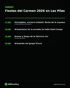 Fiestas del Carmen 2026 en Las Pilas