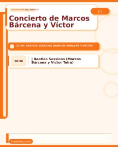 Concierto de Marcos Bárcena y Víctor Teira en Café 1900