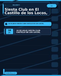 Siesta Club en El Castillo de los Locos, Suances