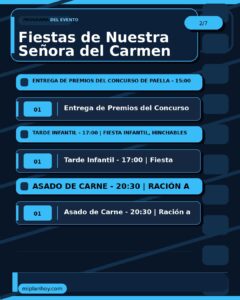 Fiestas de Nuestra Señora del Carmen Noja 2026
