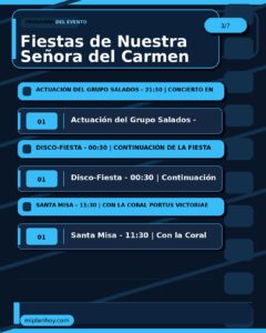 Fiestas de Nuestra Señora del Carmen Noja 2026