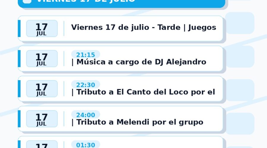 Fiestas del Carmen 2026 en Suances con Marta Sánchez y Mojinos Escozíos