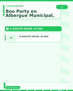Boo Party en Albergue Municipal, Piélagos 2026