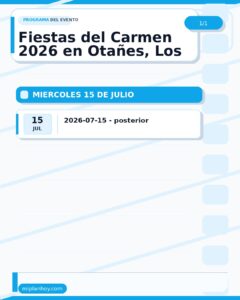 Fiestas del Carmen 2026 en Otañes