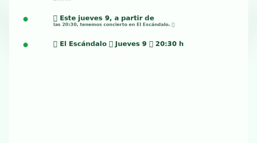 Concierto de Paquito y El Serbio Malo en El Escándalo