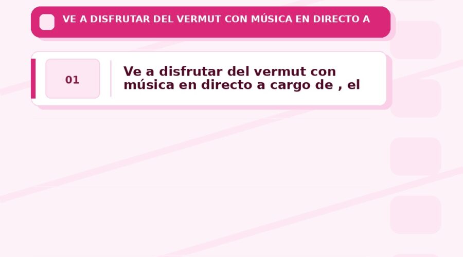 Vermut Musical con María Leyre en Santiago