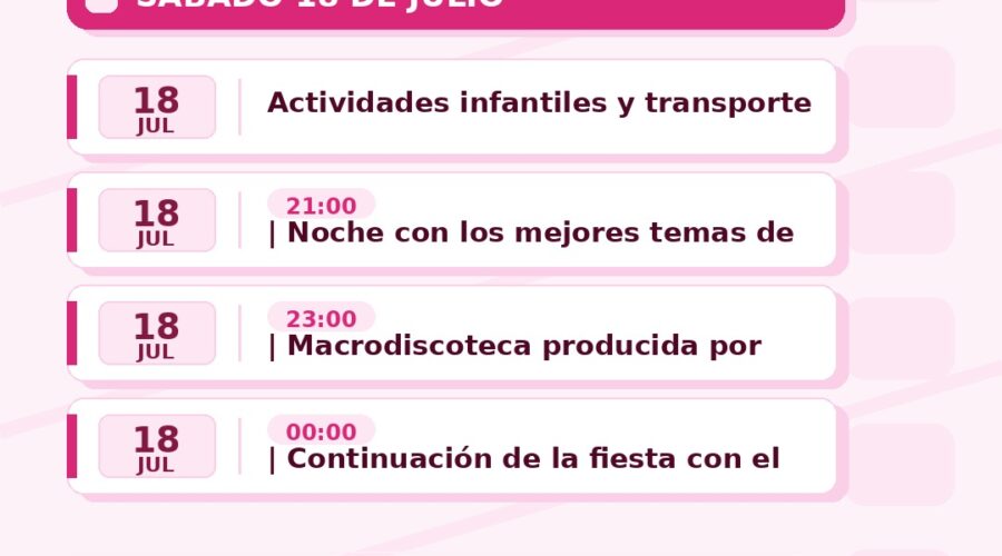 Fiestas de El Carmen en Suesa 2026