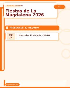Fiestas de La Magdalena 2026 en La Penilla de Cayón