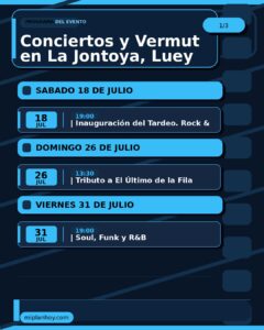 Conciertos y Vermut en La Jontoya –  Luey 2026
