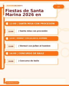 Fiestas de Santa Marina 2026 en Busta de Soba