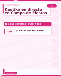 Kaotiko Fiestas Revilla de Camargo 2026