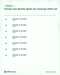 Fiestas San Benito Igollo de Camargo 2026 con Kiko Rivera