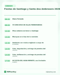 Fiestas de Santiago y Santa Ana Ambrosero 2026