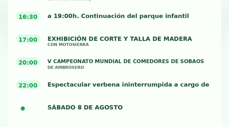 Fiestas de Santiago y Santa Ana Ambrosero 2026