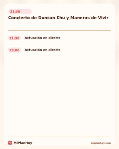 Concierto de Duncan Dhu y Maneras de Vivir en Torrelavega