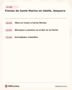 Fiestas de Santa Marina en Udalla, Ampuero