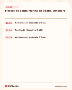 Fiestas de Santa Marina en Udalla, Ampuero