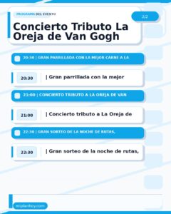 Concierto Tributo La Oreja de Van Gogh en Rancho de Evecan