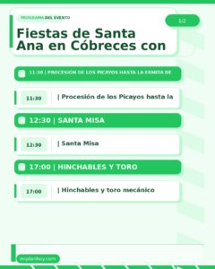 Fiestas de Santa Ana en Cóbreces con DJ Maroto