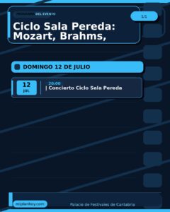 Ciclo Sala Pereda: Mozart, Brahms, Tchérepnin y Rachmaninov