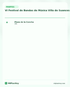 VI Festival de Bandas de Música Villa de Suances en Suances 2026