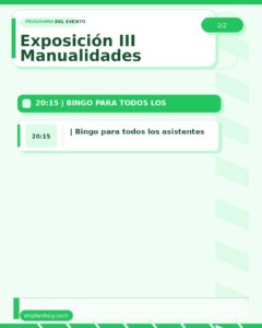 Exposición III Manualidades en Escuelas de Solórzano
