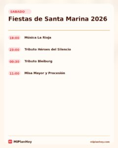 Fiestas de Santa Marina 2026 en Valdeprado del Río