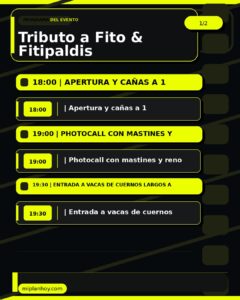 Tributo a Fito & Fitipaldis en El Rancho de EVECAN