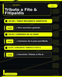 Tributo a Fito & Fitipaldis en El Rancho de EVECAN