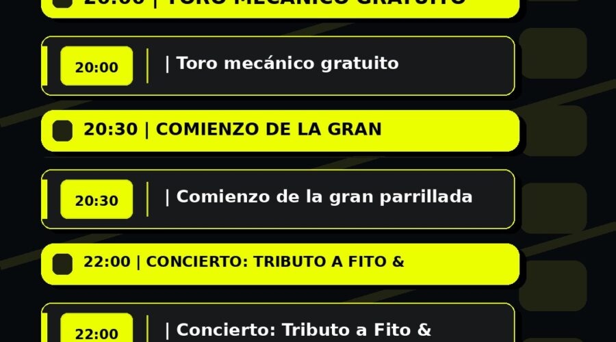 Tributo a Fito & Fitipaldis en El Rancho de EVECAN