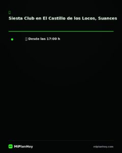 Siesta Club en El Castillo de los Locos, Suances