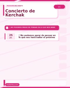 Concierto de Kerchak en Escenario Parque del Riego