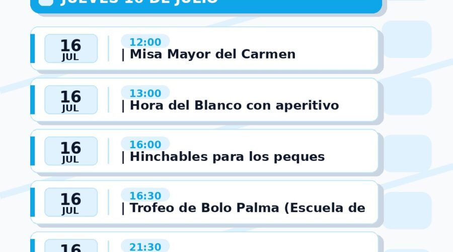 Fiestas de El Carmen 2026 en Sopeña de Cabuérniga