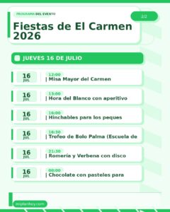 Fiestas de El Carmen 2026 en Sopeña de Cabuérniga