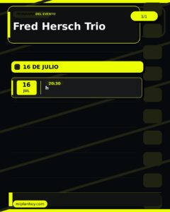 Fred Hersch Trio en Palacio de Festivales de Cantabria