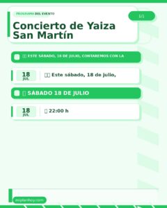 Concierto de Yaiza San Martín en Antiguas Escuelas