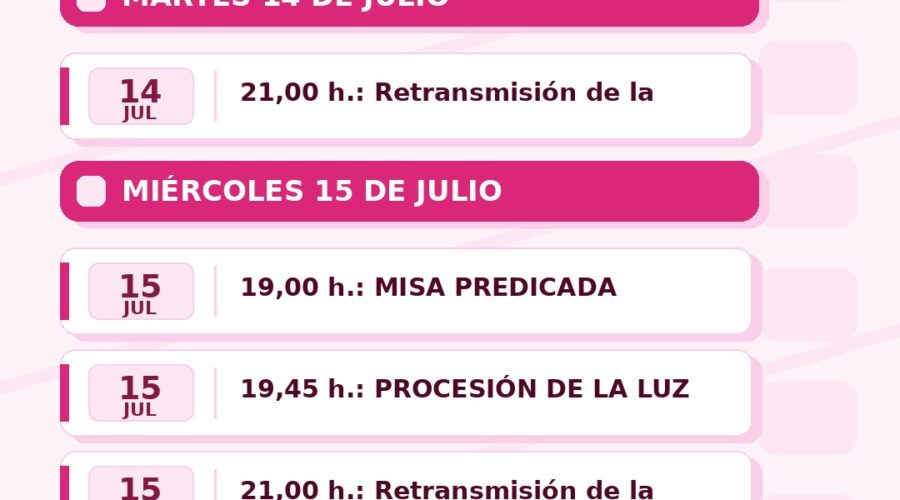 Fiestas del Carmen de Ganzo 2026 en Torrelavega