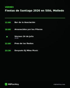 Fiestas de Santiago 2026 en Silió, Molledo