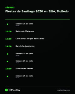 Fiestas de Santiago 2026 en Silió, Molledo