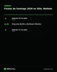 Fiestas de Santiago 2026 en Silió, Molledo