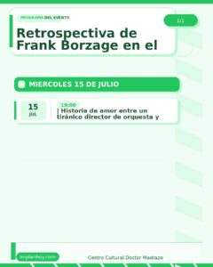 Retrospectiva de Frank Borzage en el Centro Doctor Madrazo