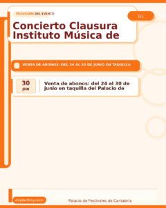 Concierto Clausura Instituto Música de Cámara. Homenaje Pichler
