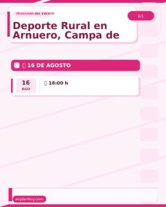 Deporte Rural en Arnuero, Campa de las Fiestas